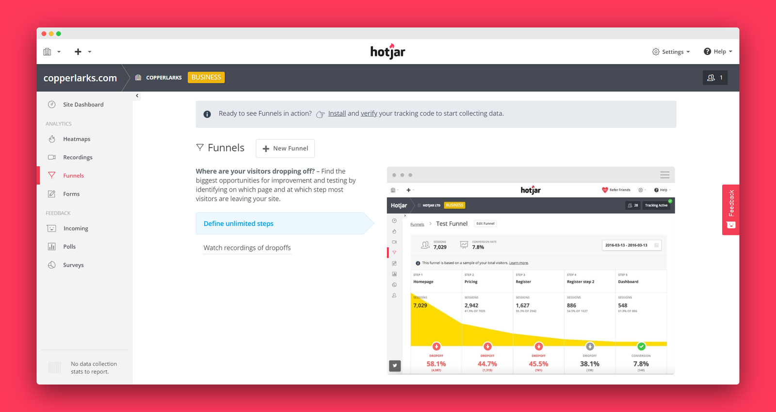 HotJar screenshot 3