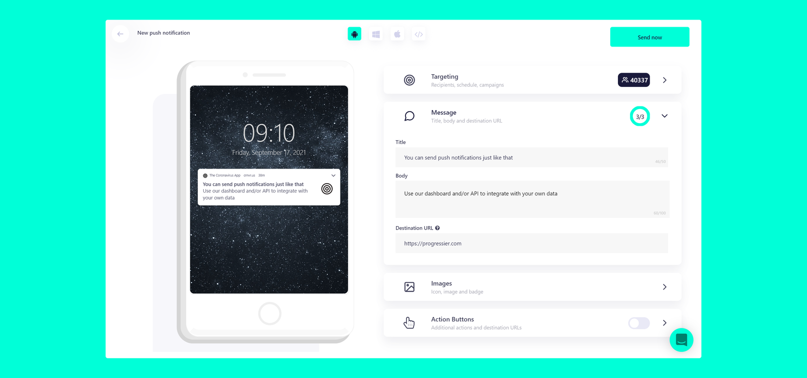 Progressier screenshot 1