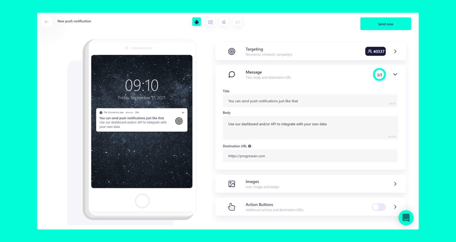 Progressier screenshot 1