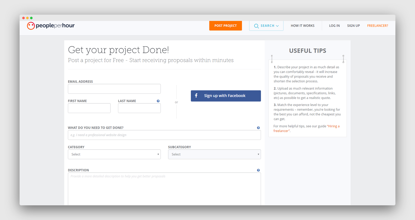 PeoplePerHour screenshot 3