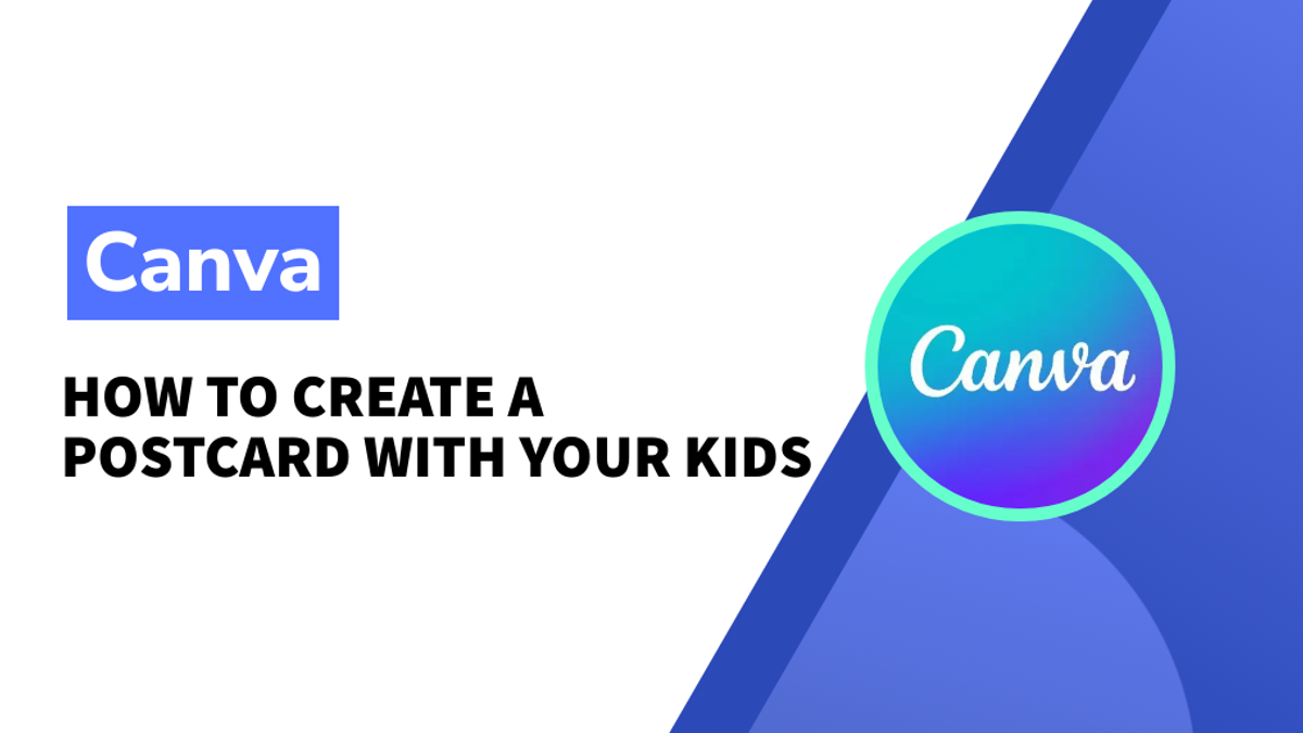 How to create a postcard with your kids