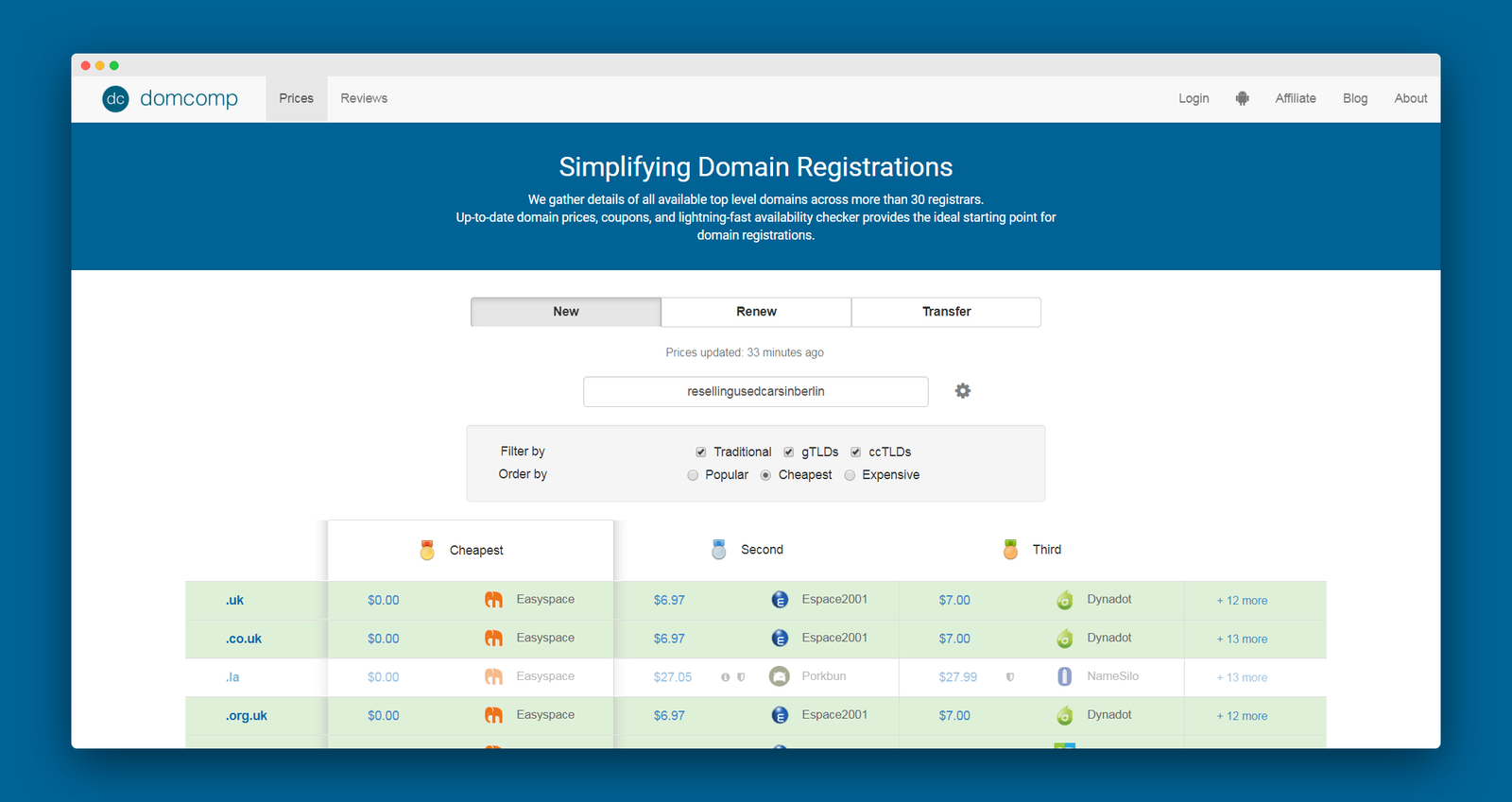 Domain And Compare screenshot 2