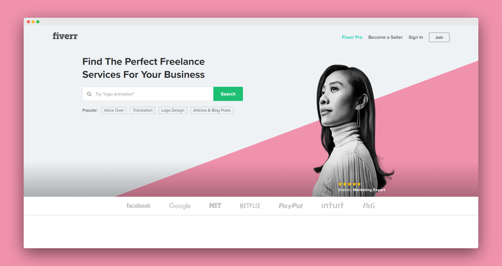 Fiverr screenshot 1