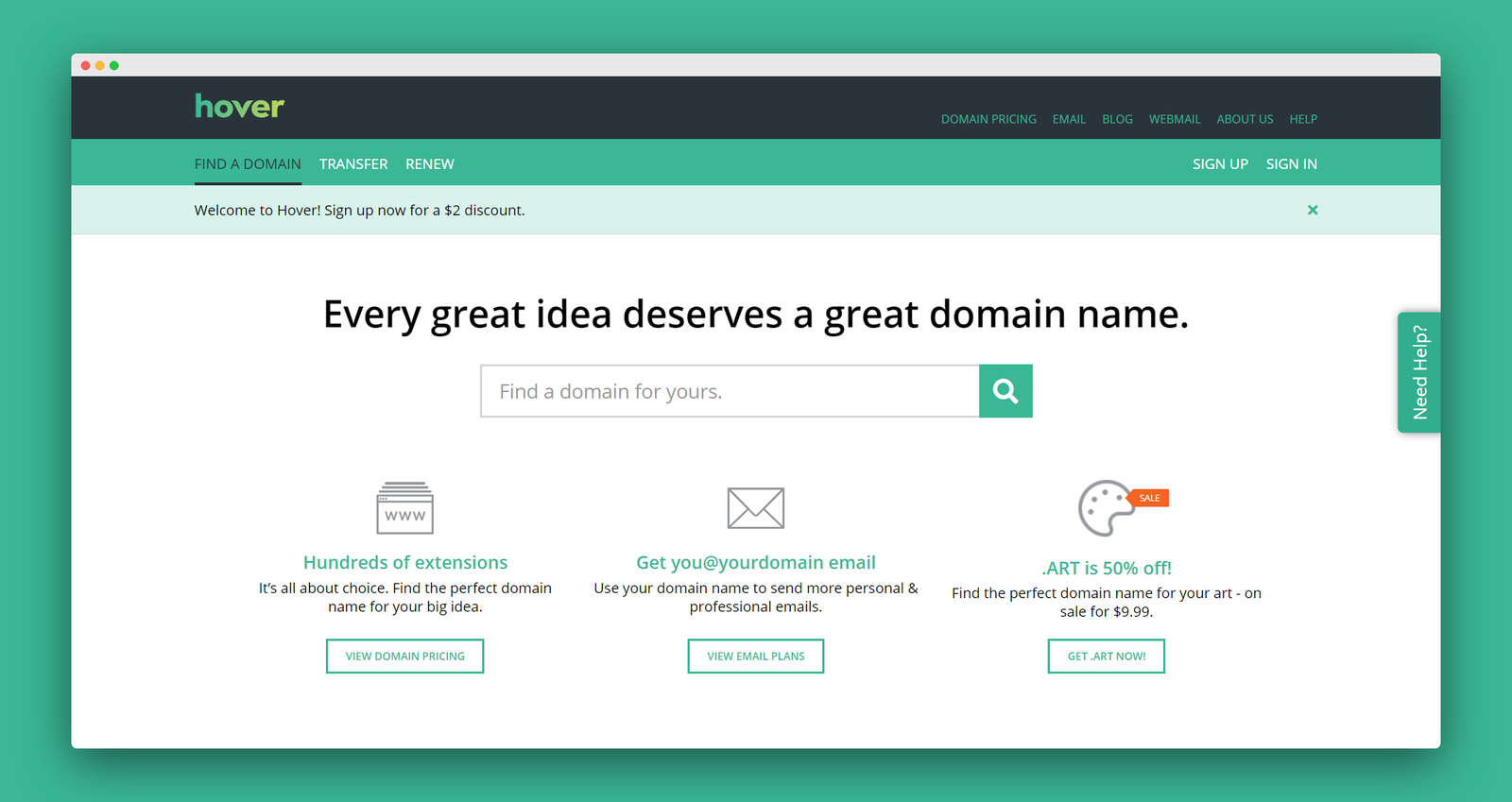 Hover screenshot 1