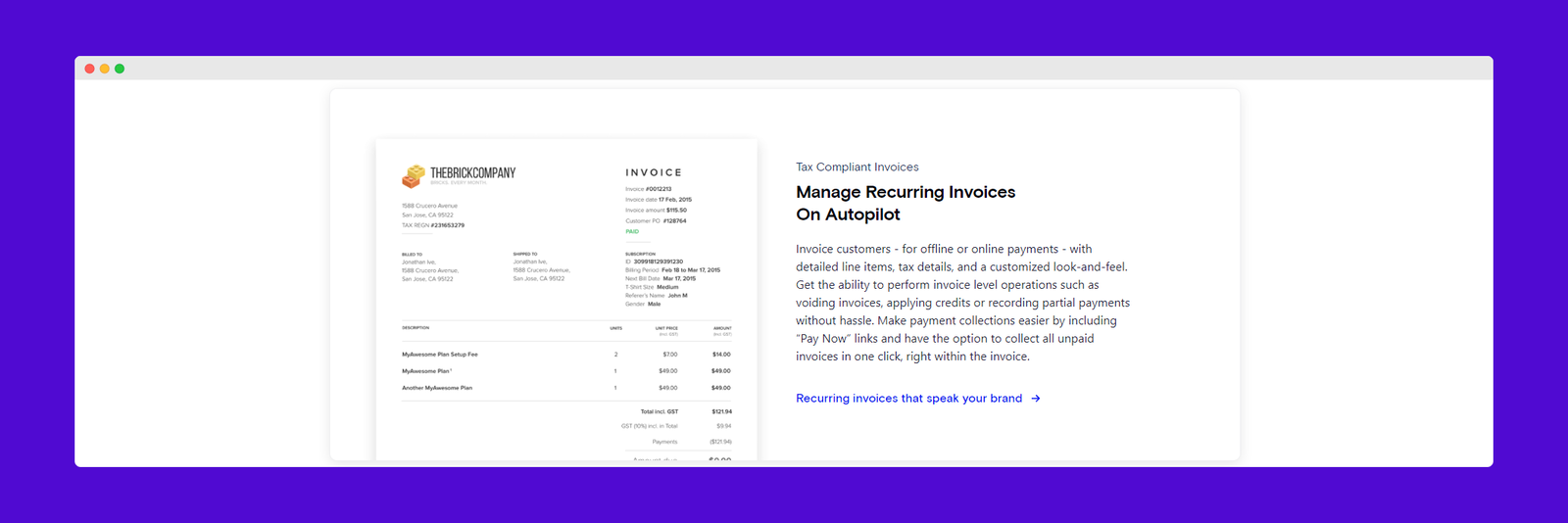 Chargebee screenshot 3