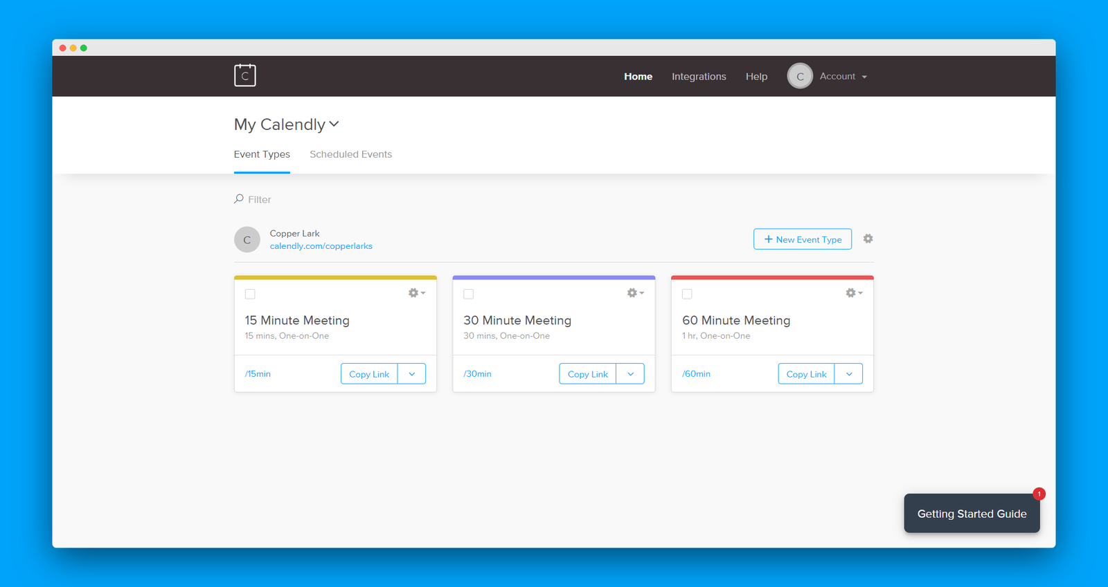 Calendly screenshot 3
