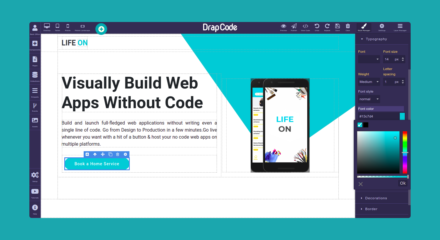 DrapCode screenshot 1