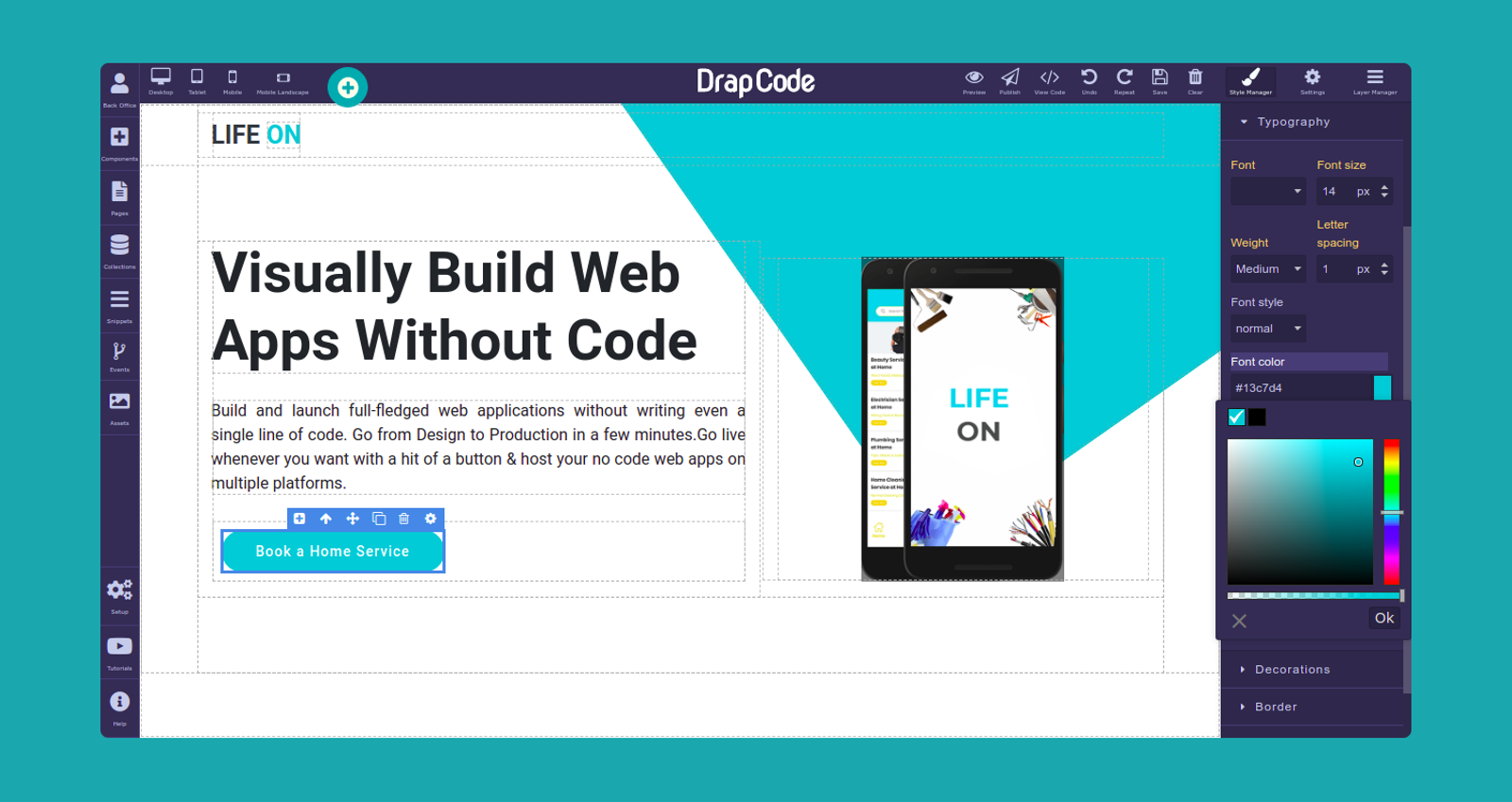 DrapCode screenshot 1