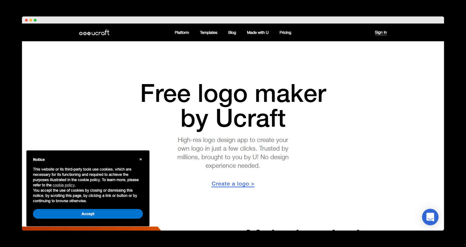 Ucraft screenshot 1
