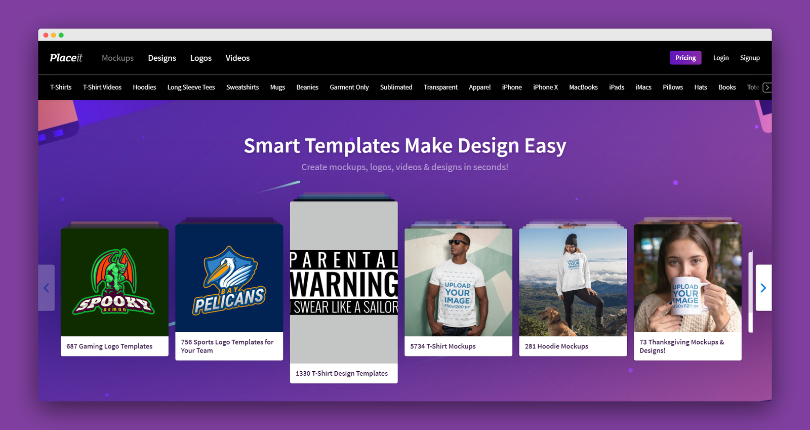 Placeit screenshot 1
