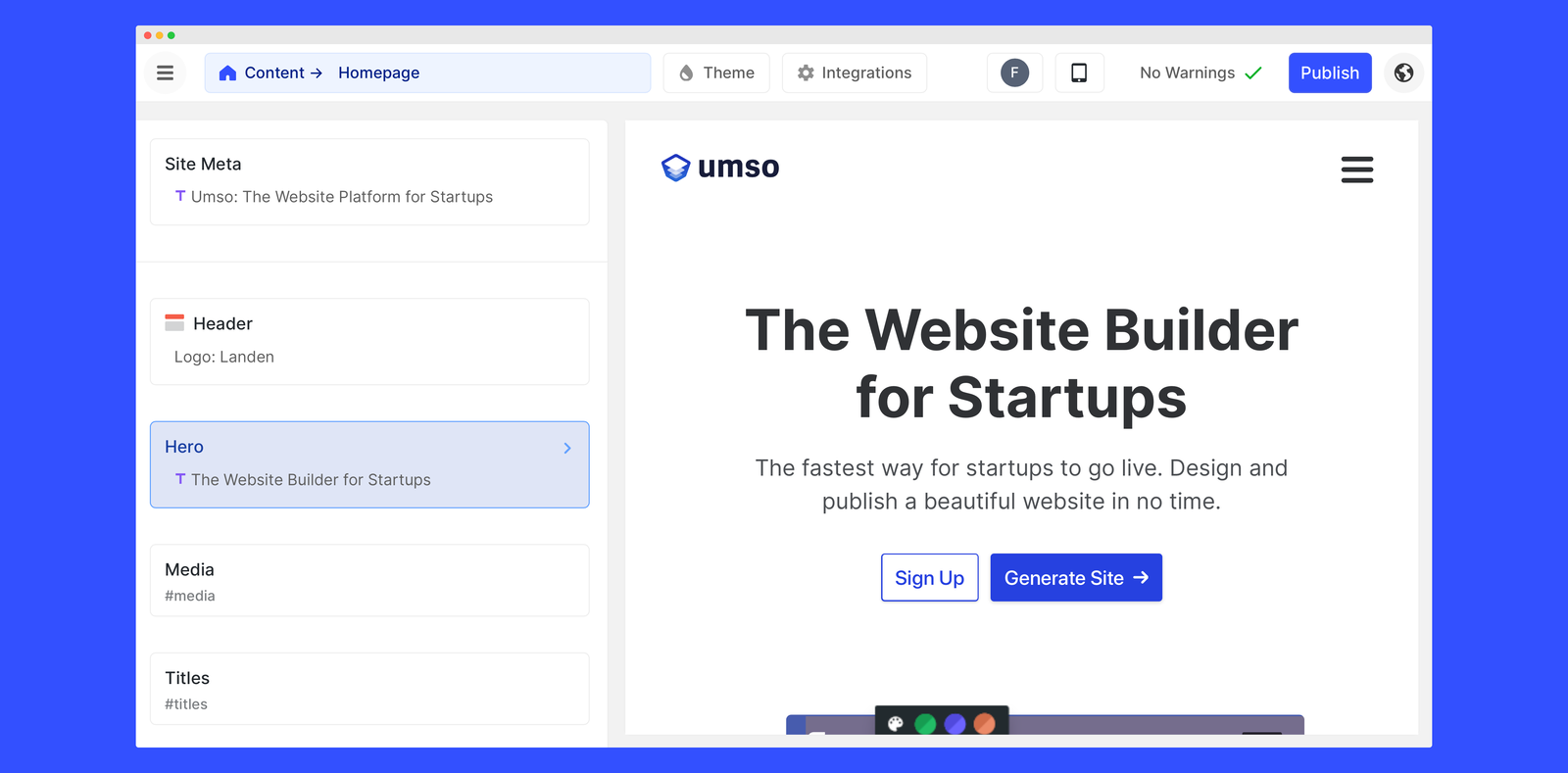 Umso screenshot 1