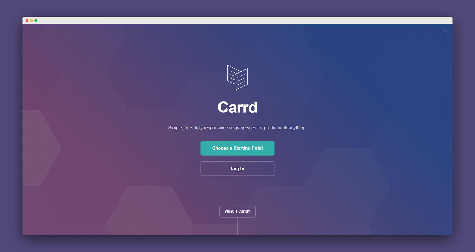 Carrd screenshot 1