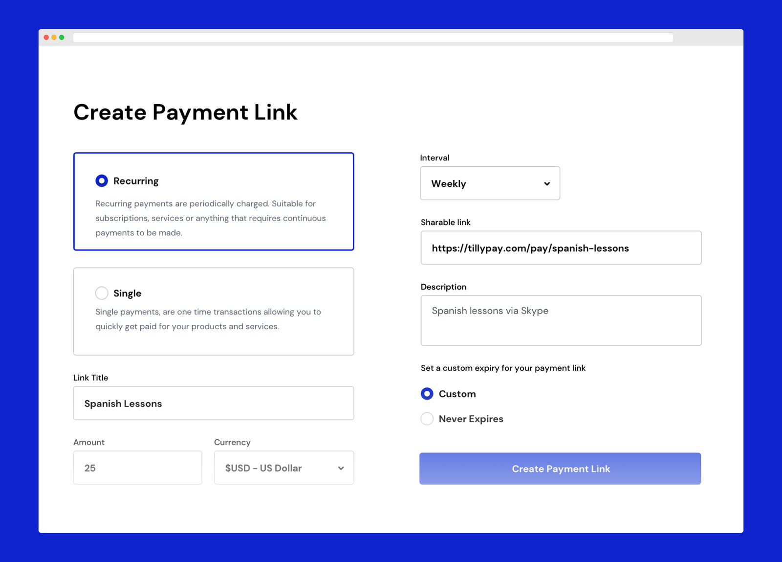 TillyPay screenshot 1