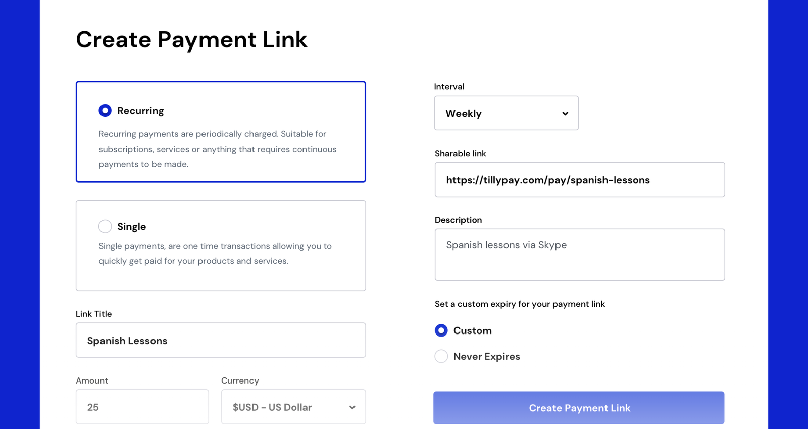 TillyPay screenshot 1