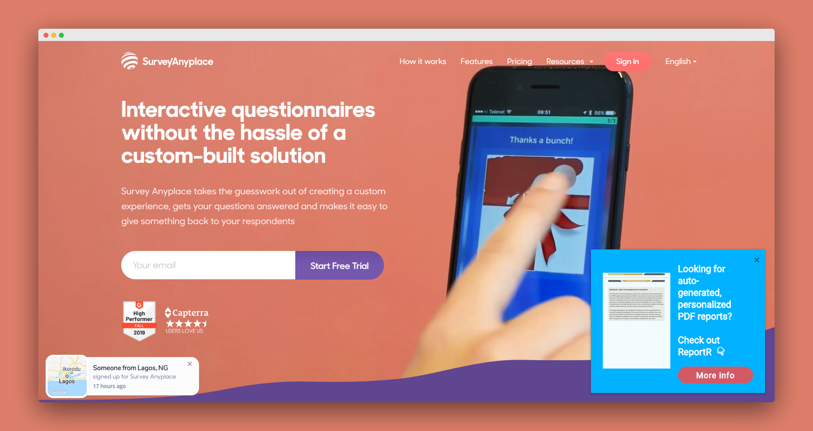 Survey Anyplace screenshot 1