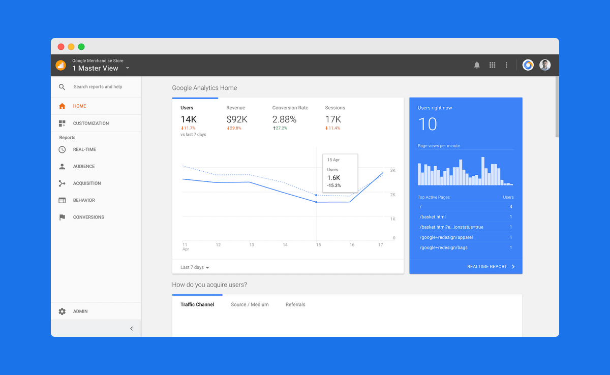 Google Analytics screenshot 3