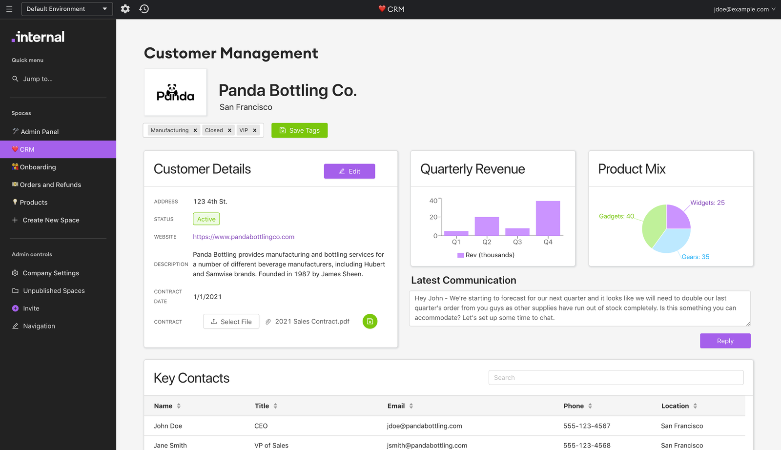 Internal screenshot 2