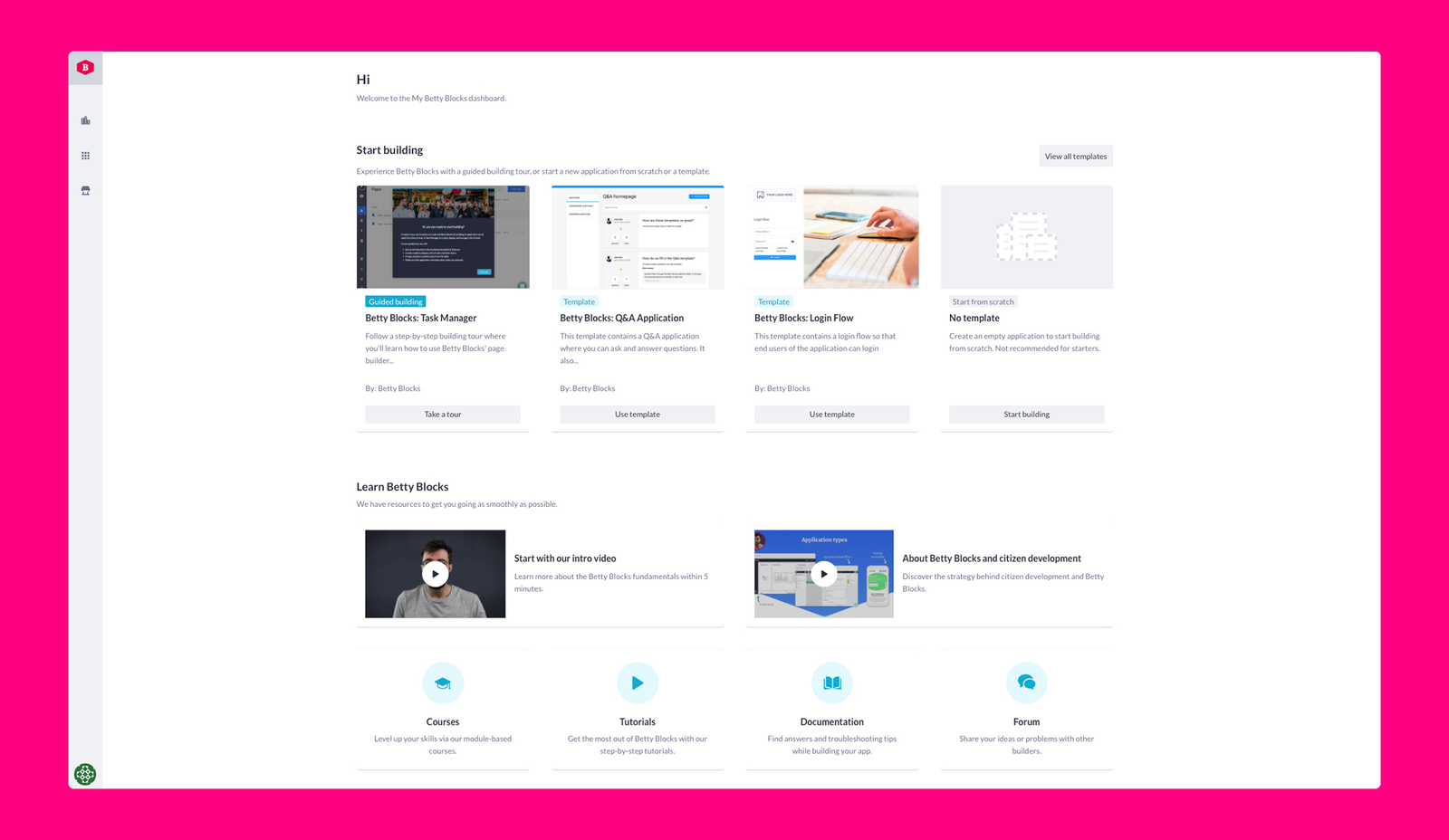 Betty Blocks screenshot 1