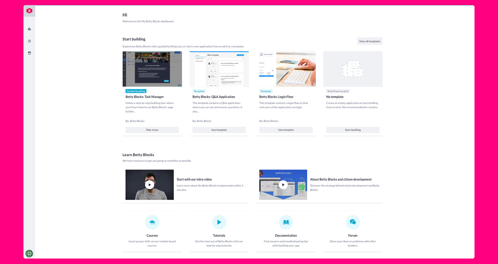 Betty Blocks screenshot 1