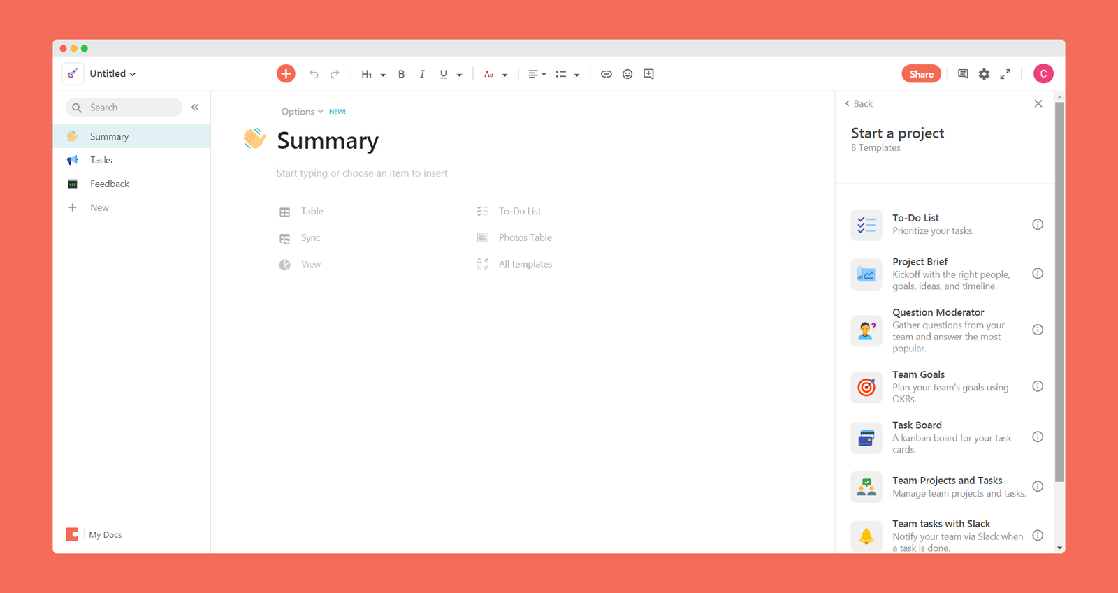 Coda screenshot 2