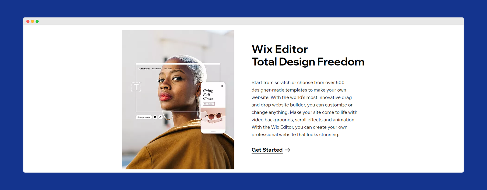 Wix screenshot 2