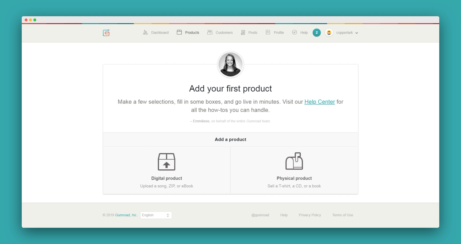 GumRoad screenshot 2