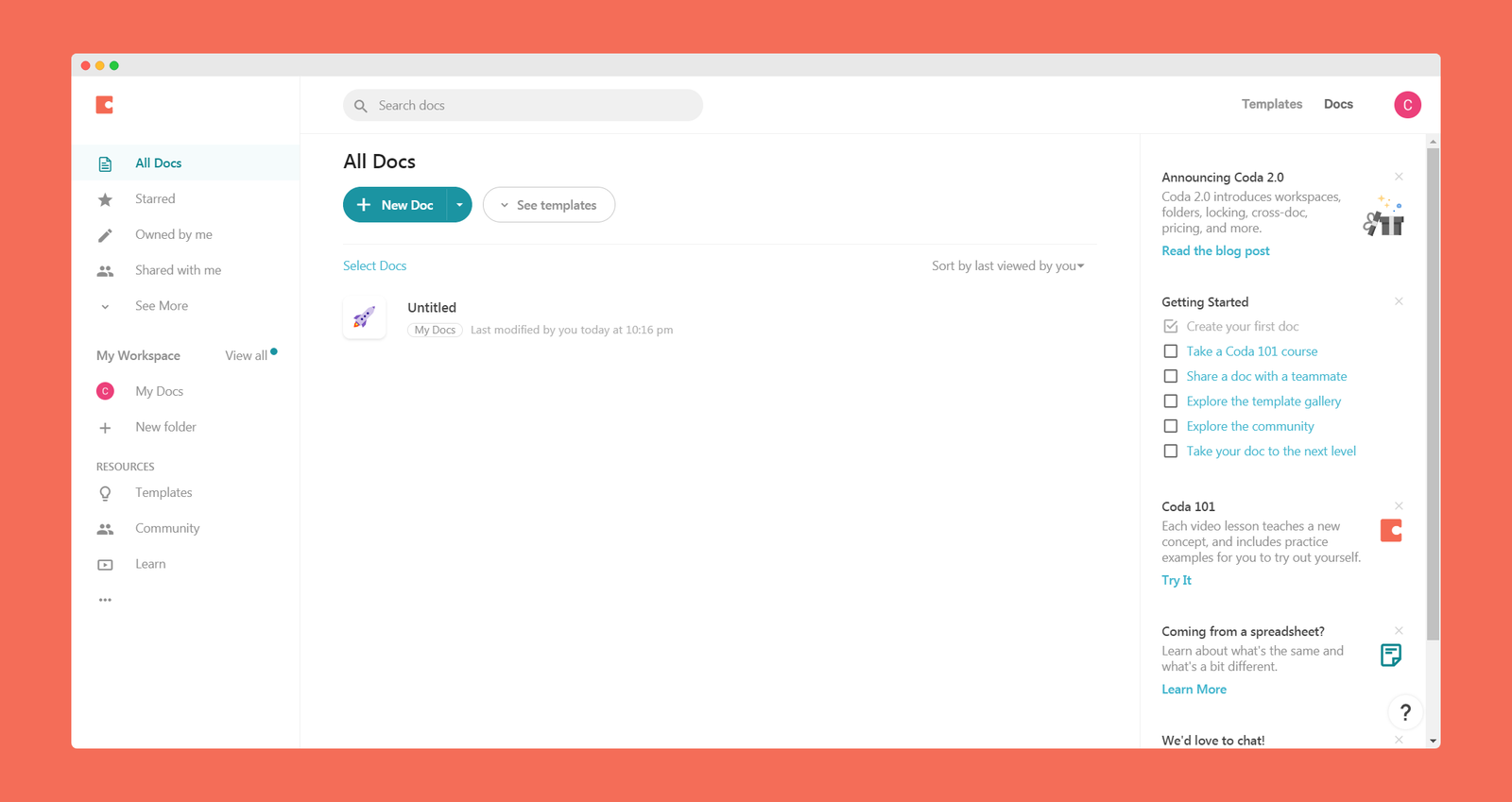 Coda screenshot 3