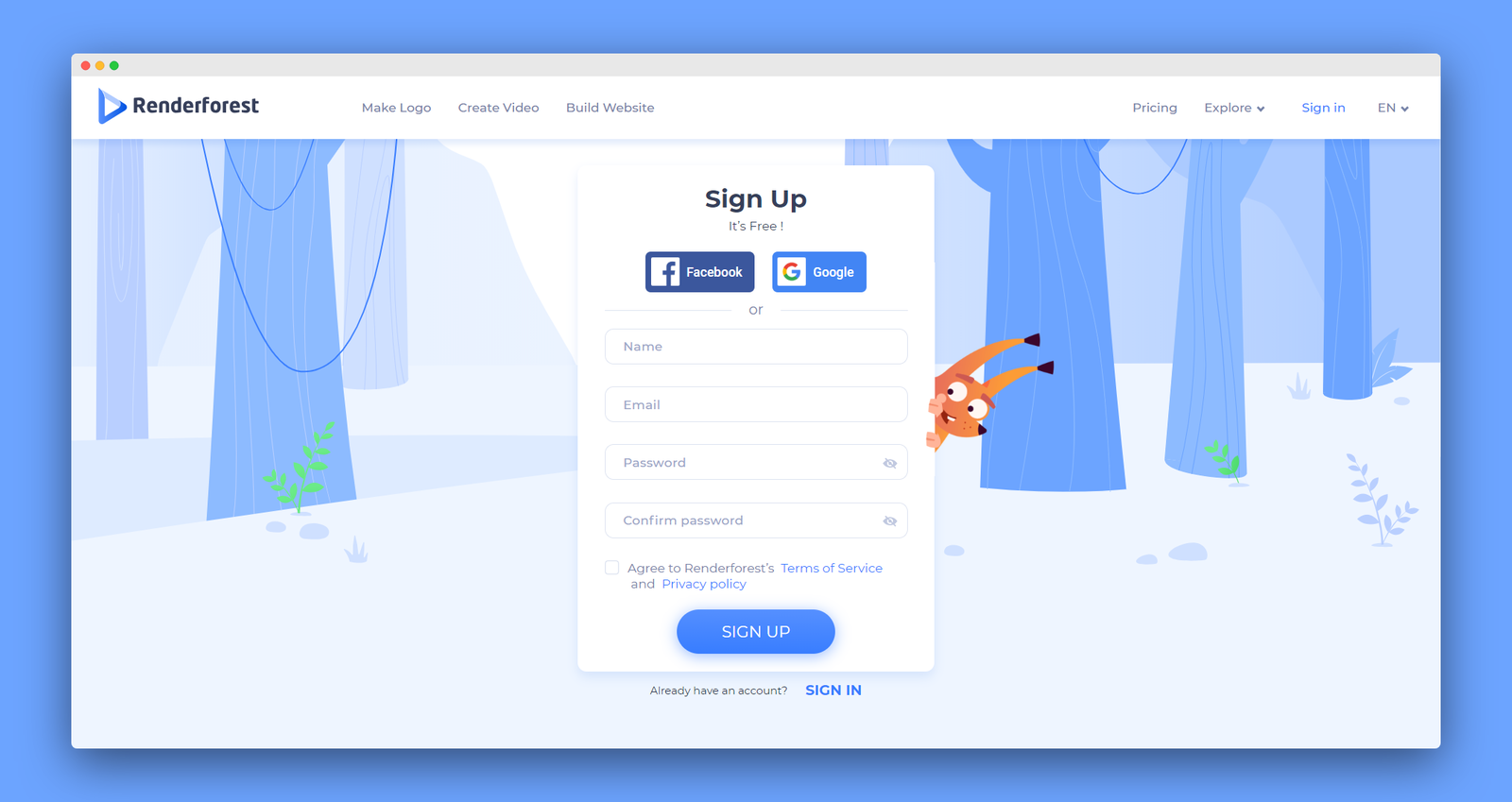 RenderForest screenshot 1