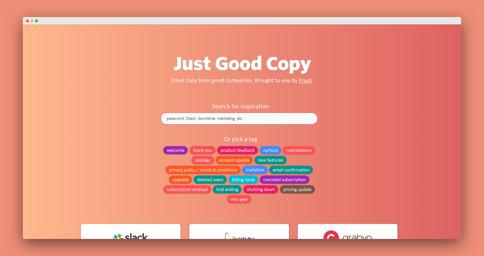 Good Email Copy screenshot 1
