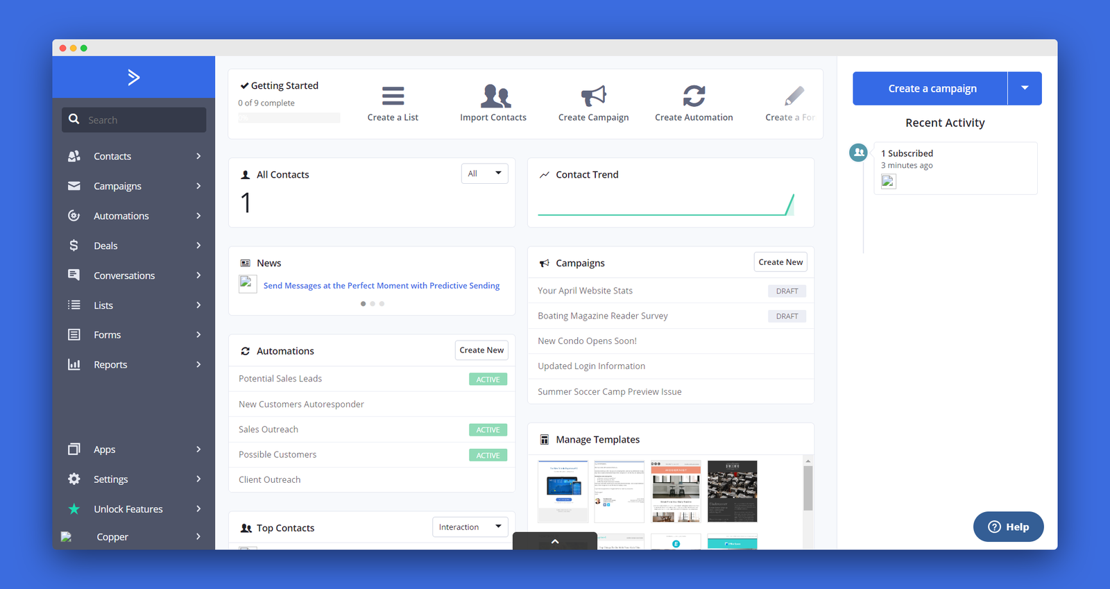 ActiveCampaign screenshot 2