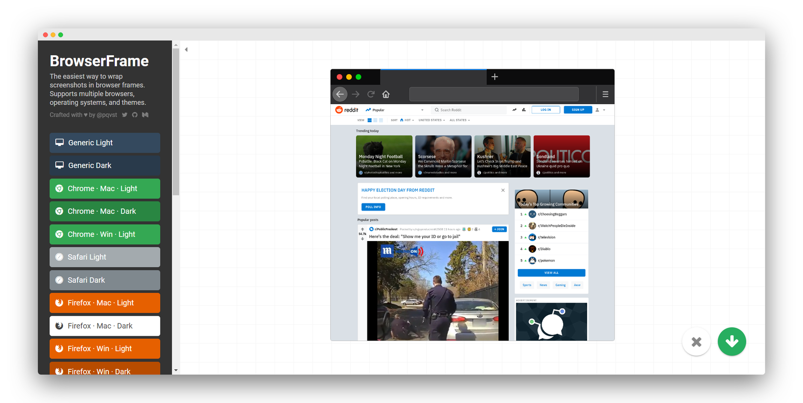 Browse Frame screenshot 2