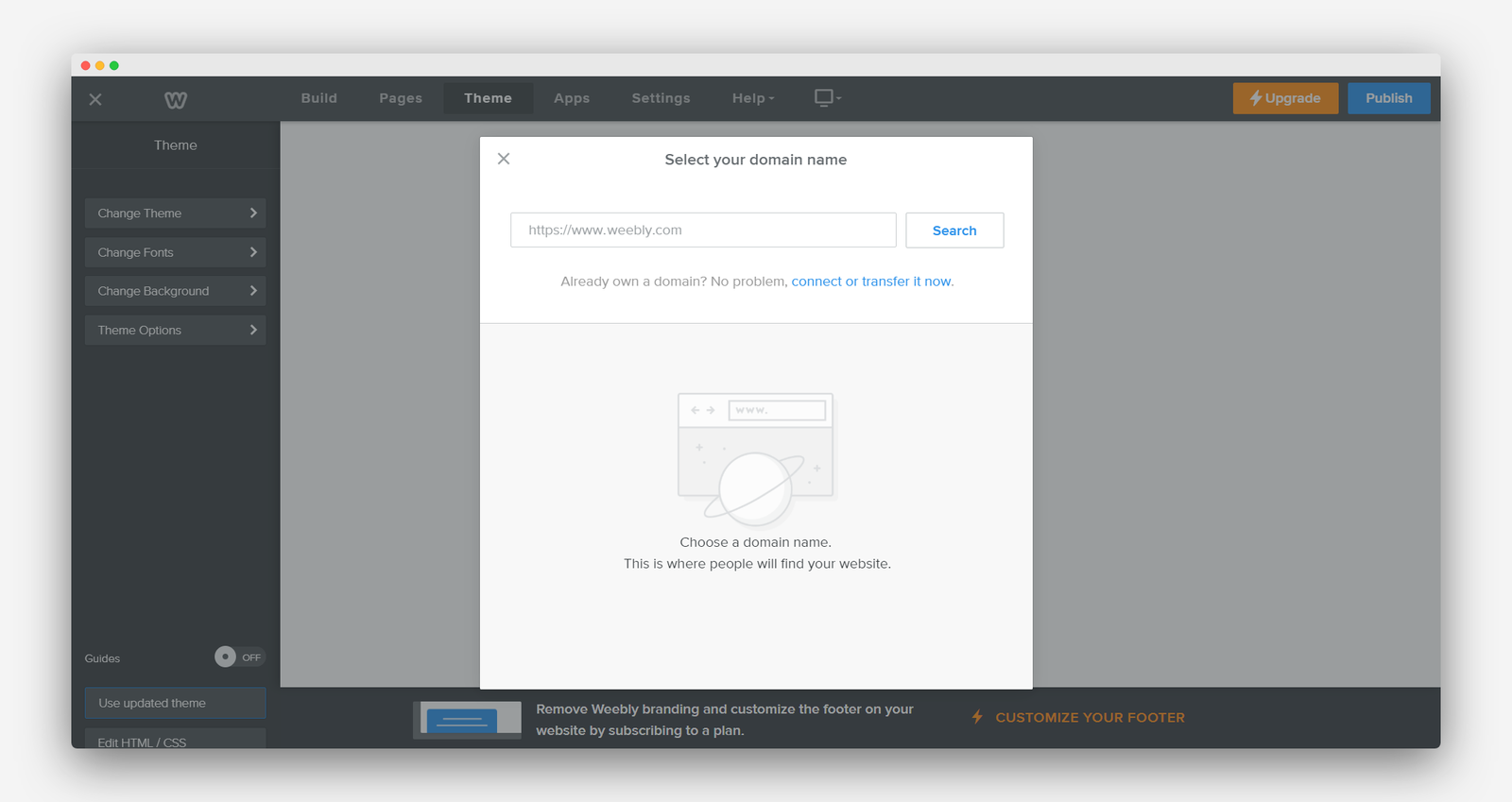 Weebly screenshot 3