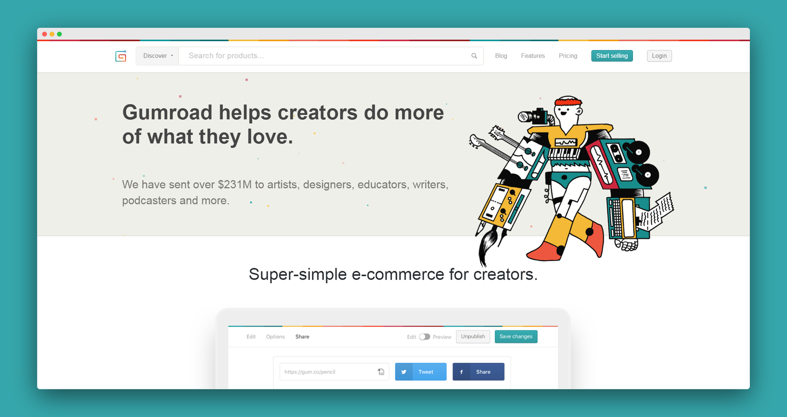 GumRoad screenshot 1