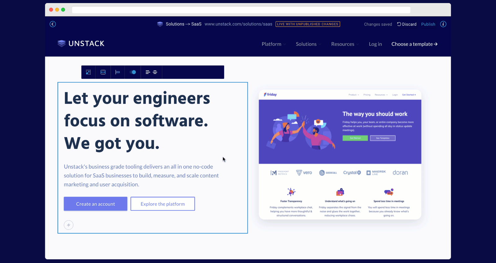 Unstack screenshot 1
