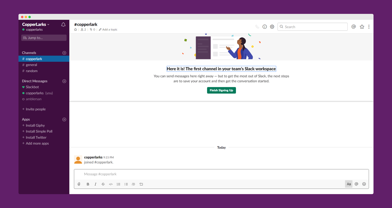 Slack screenshot 2