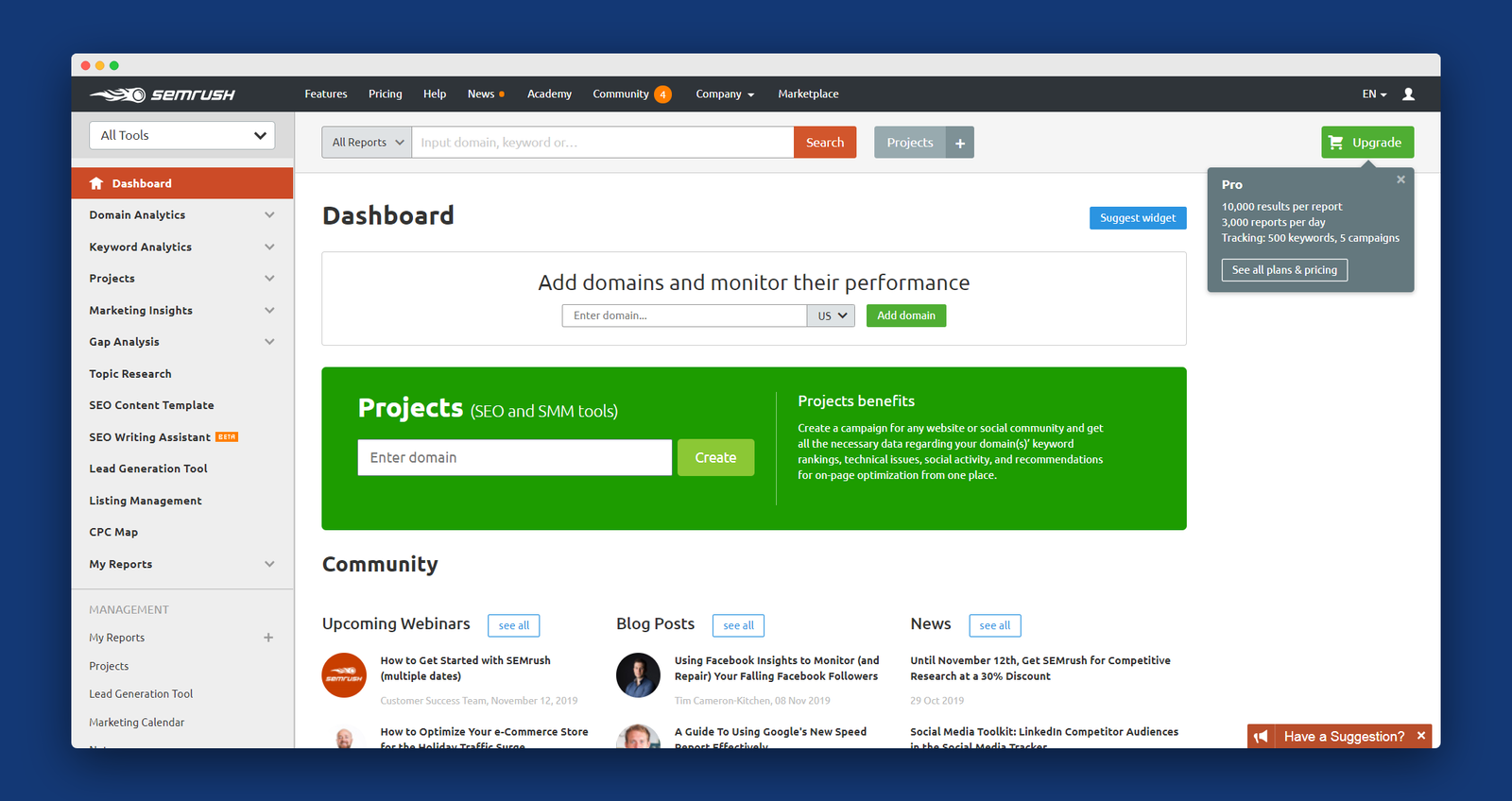 SendInBlue screenshot 2