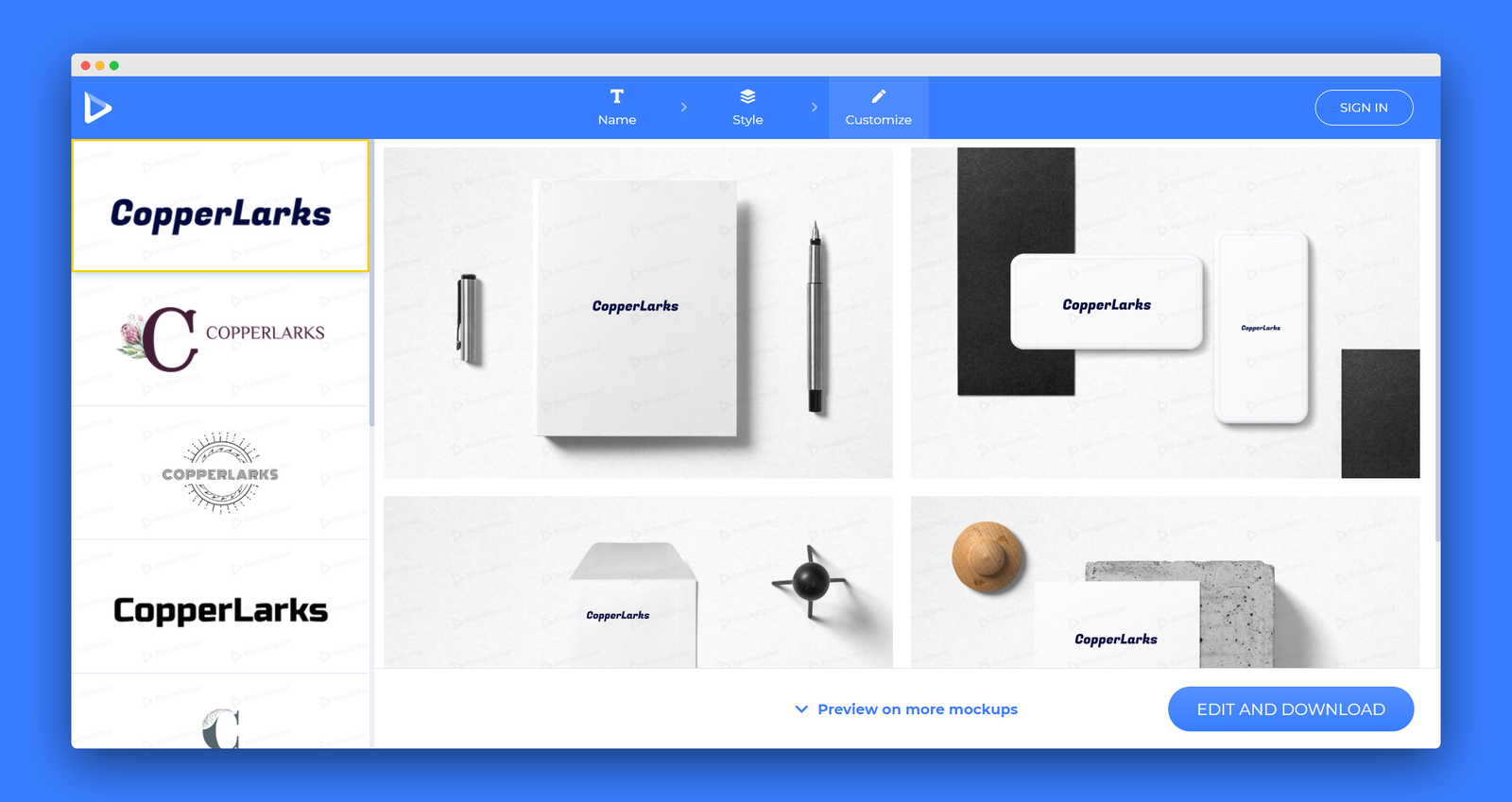 Render Forest Logo-Makeer screenshot 3