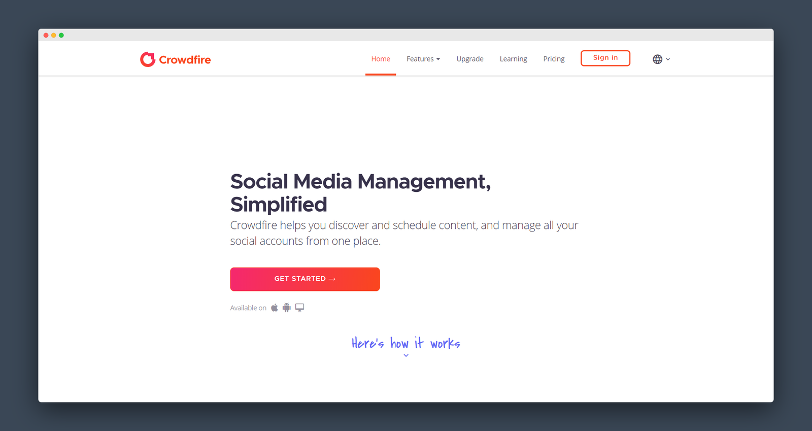 Crowdfire screenshot 1