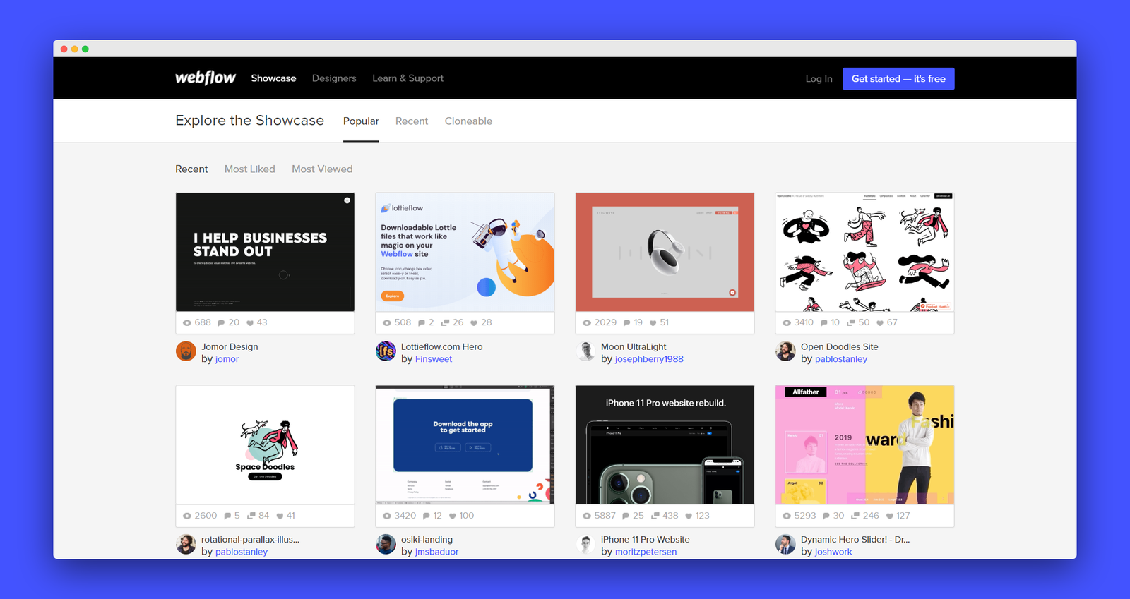 Webflow screenshot 3