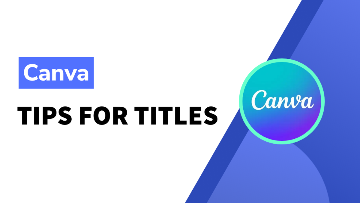 Tips for titles