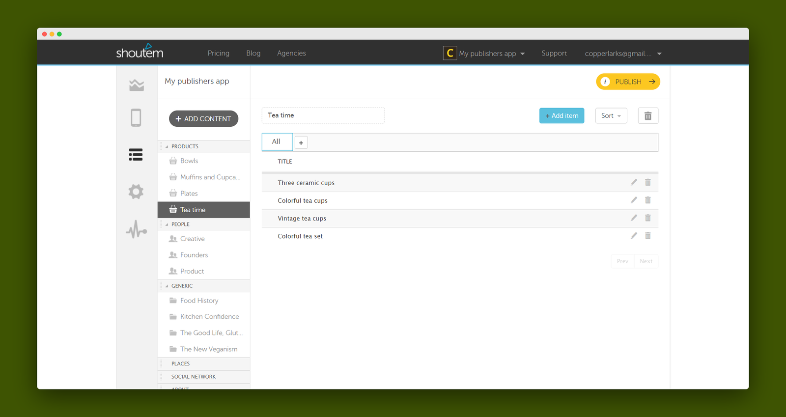 Shoutem screenshot 3
