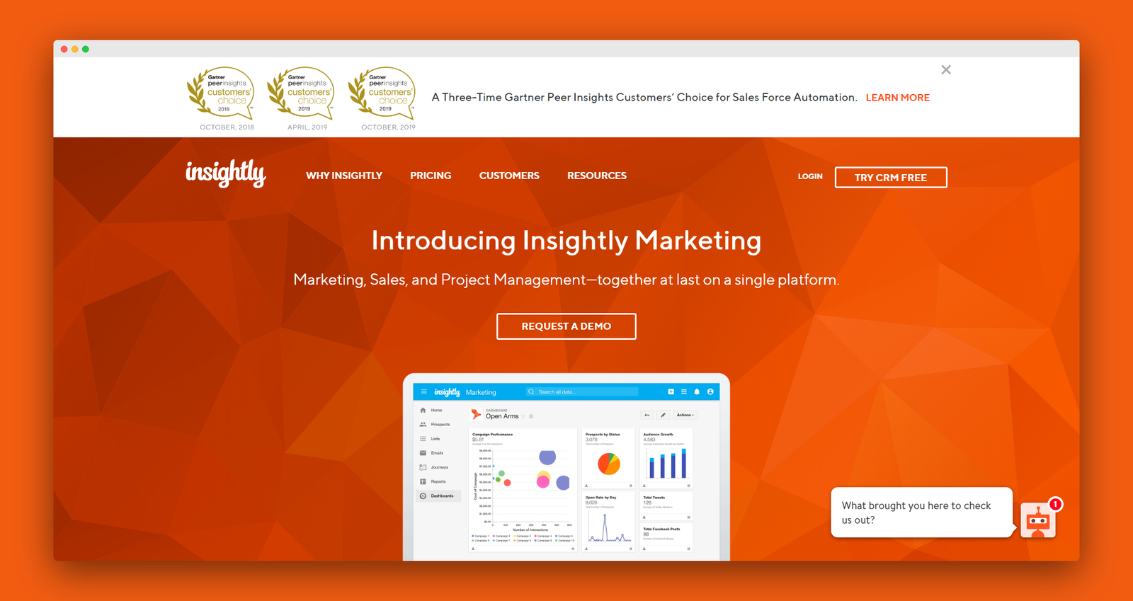 Insightly screenshot 1