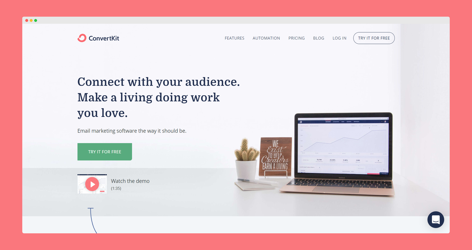 Convertkit screenshot 1