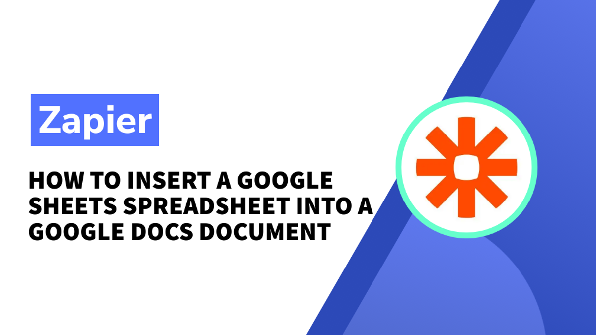 How to insert a Google Sheets spreadsheet into a Google Docs document