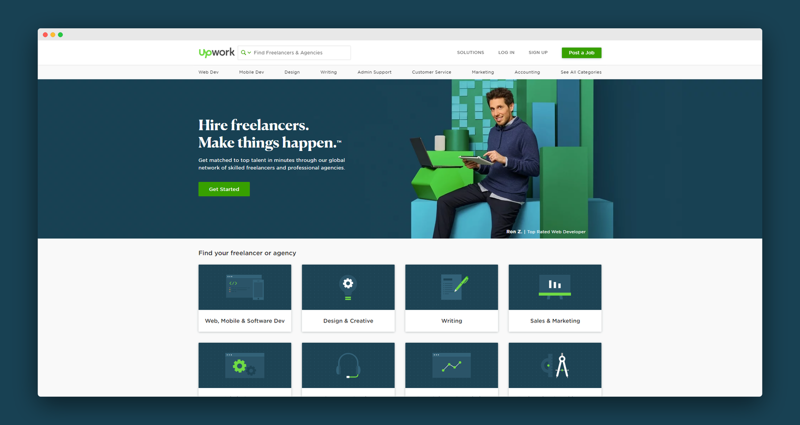 Upwork screenshot 1