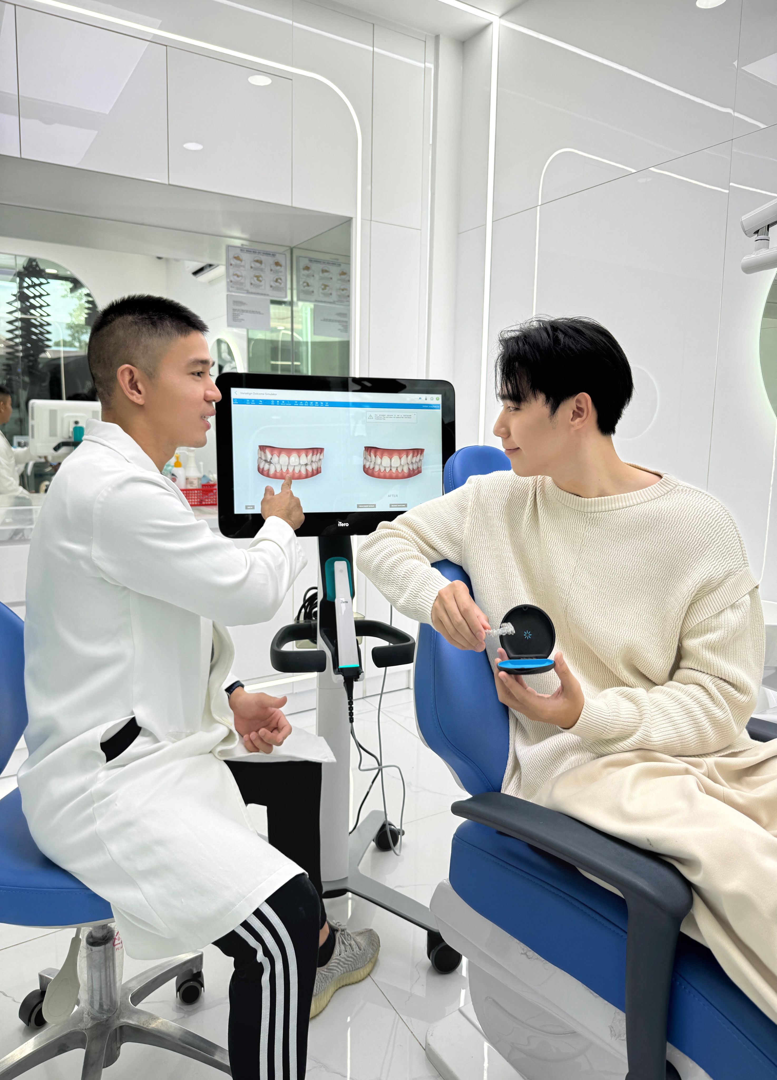 Dr Tony and a patient