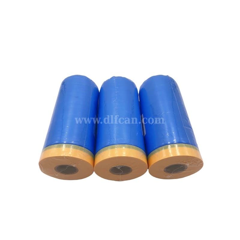 Pre-taped Hand-tear Masking Film 100% HDPE