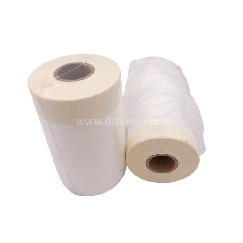 Pre-taped Masking Film with Normal Masking Tape