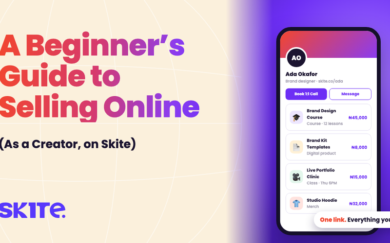 A Beginner’s Guide to Selling Online as a Creator
