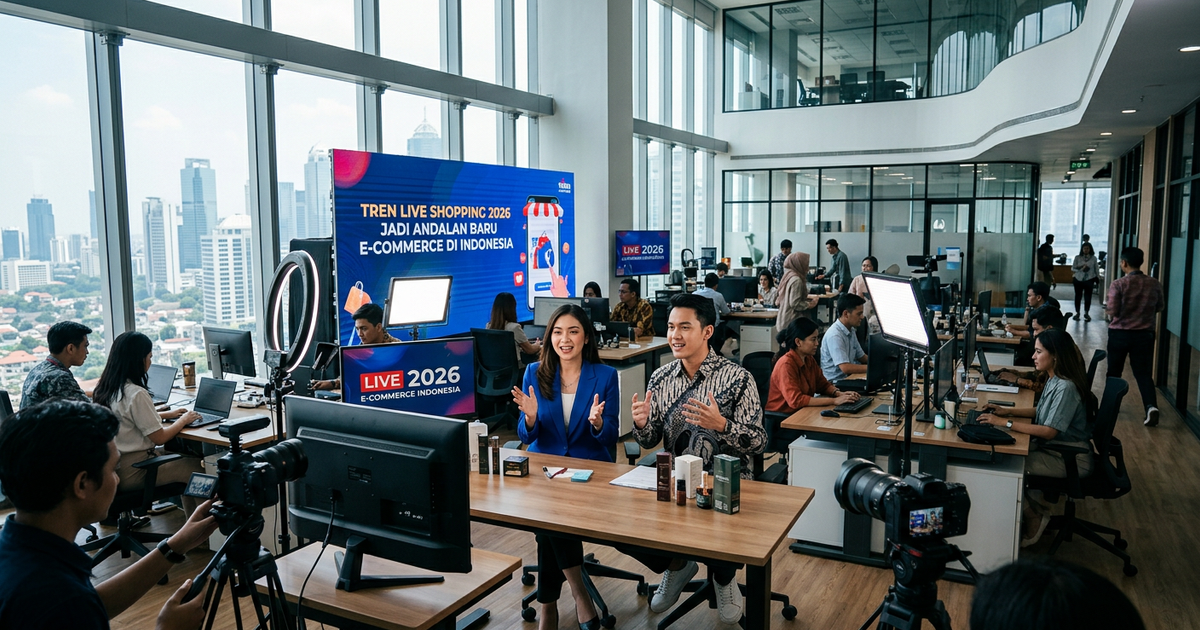 Tren Live Shopping 2026 Jadi Andalan Baru E-Commerce di Indonesia